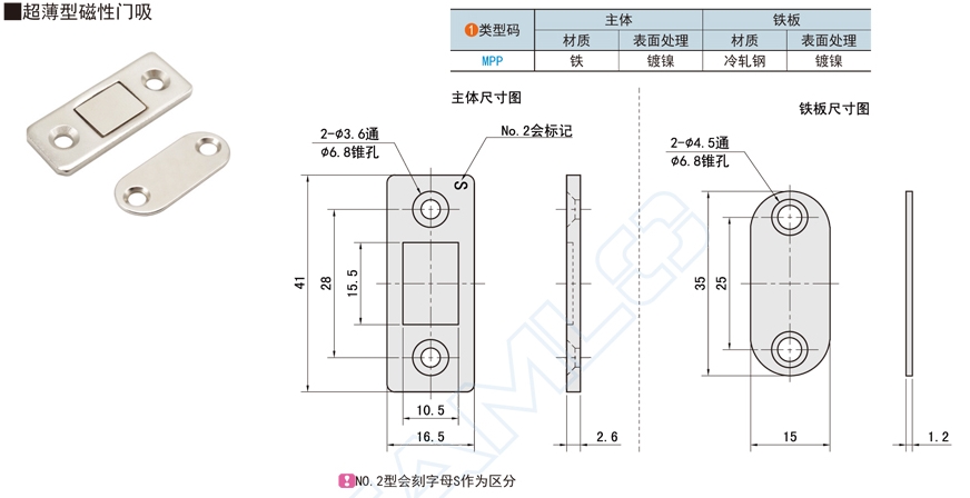 超薄型磁性门吸一般都用什么材质的好