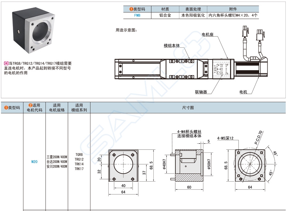 电机座模组是什么，有什么作用