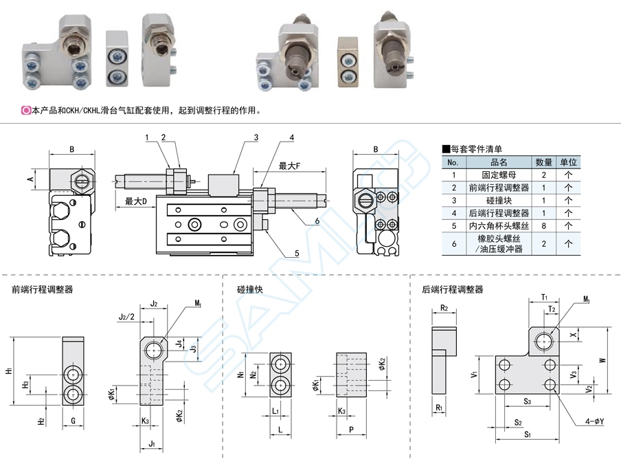 气缸行程调整器工作原理