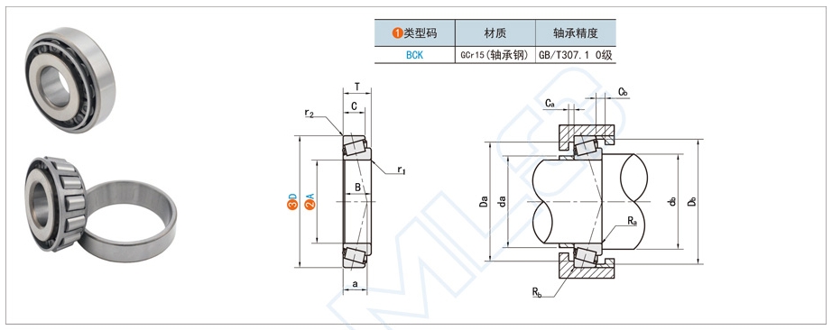 汽车轮毂的圆锥滚子轴承怎么选配